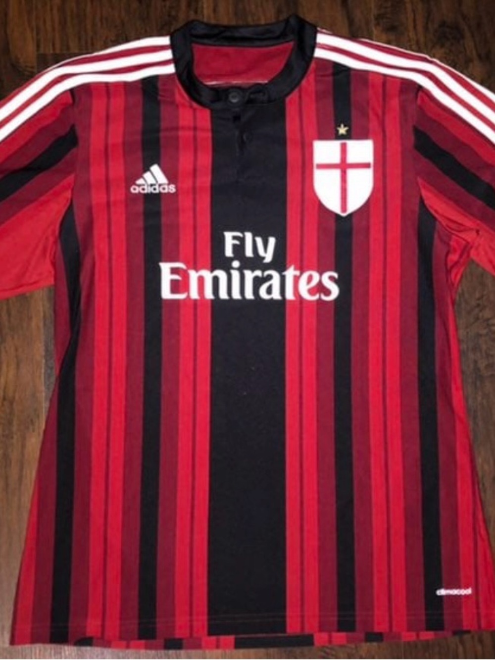 AC Milan 2014/15 Champion’s League Adidas Jersey Size Large